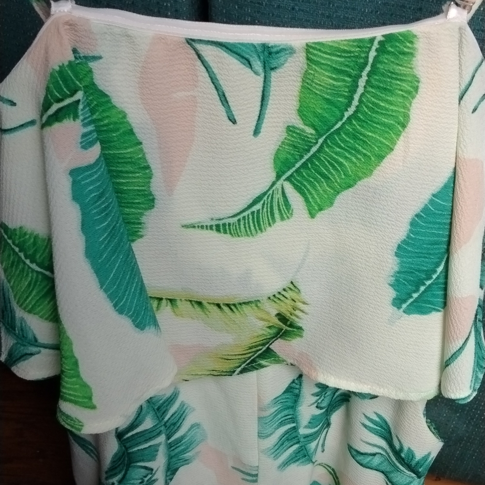 Tropical themed romper